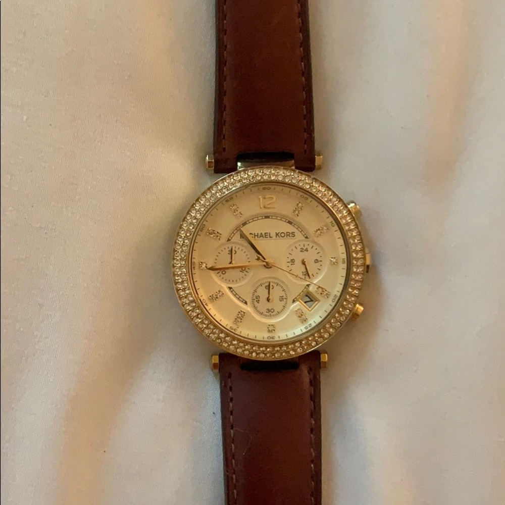 Michael Kors leather watch
